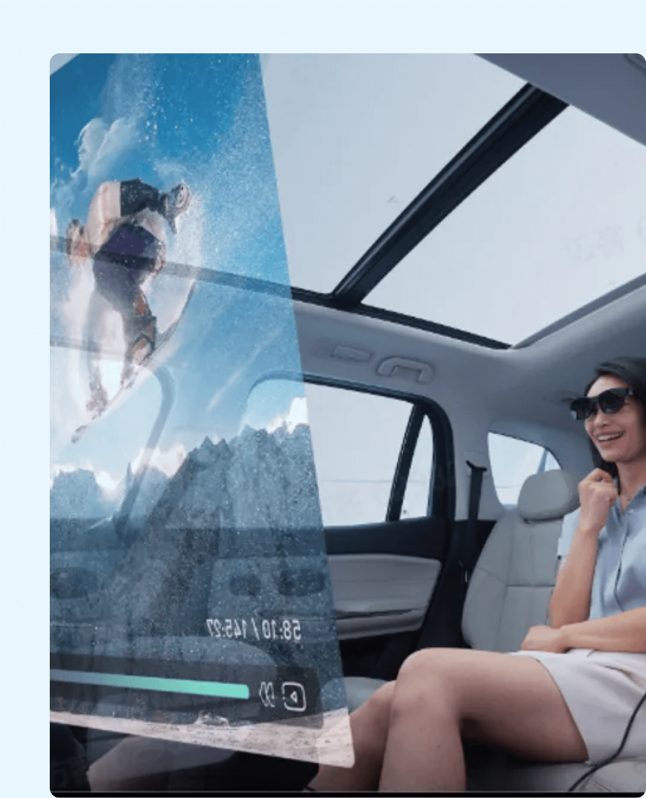 车内巨幕呈现 观影更享受-yl23455永利集团