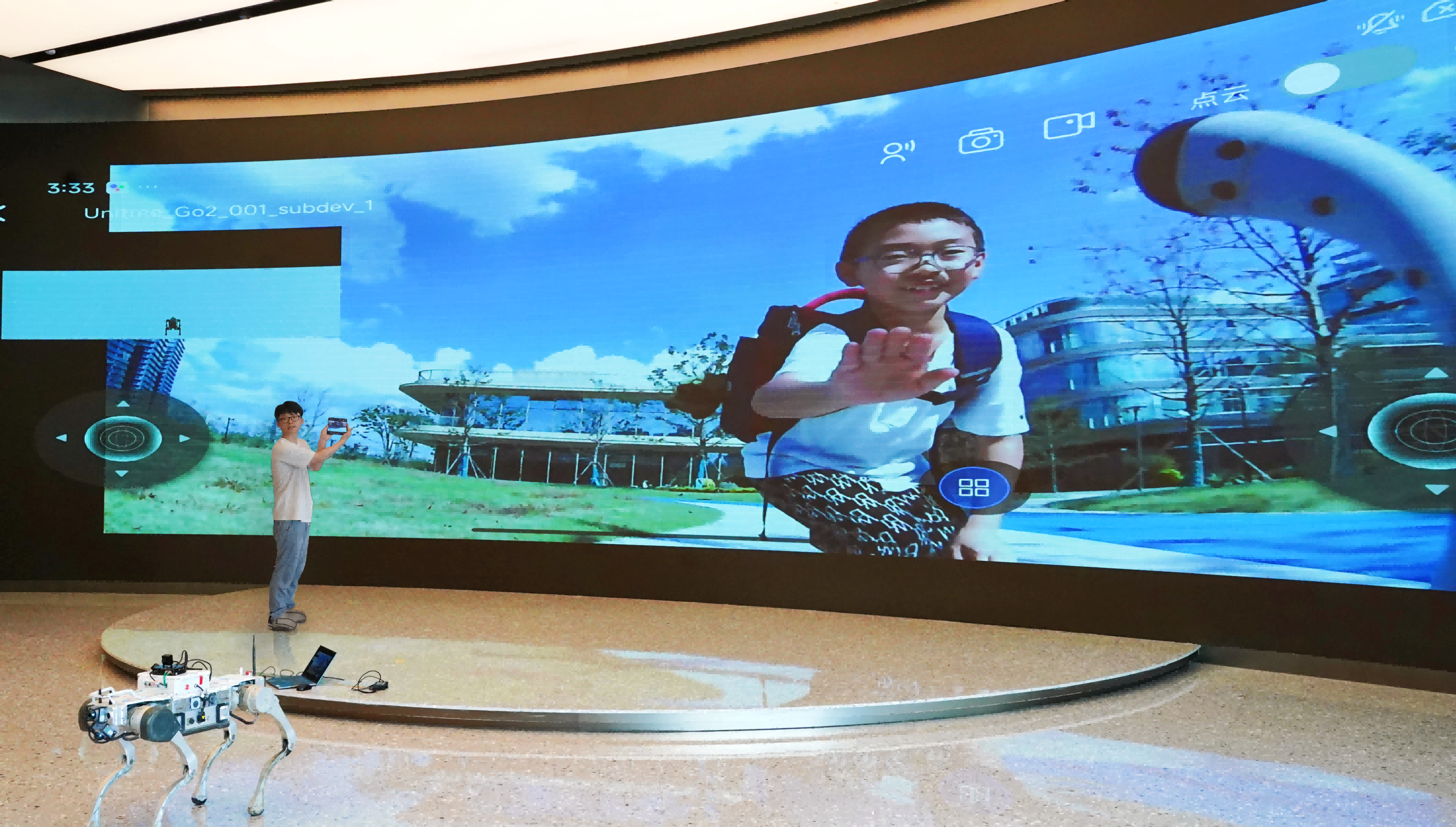 yl23455永利集团正式首发「BlackEye Vision机器人超远距离远程操控系统」